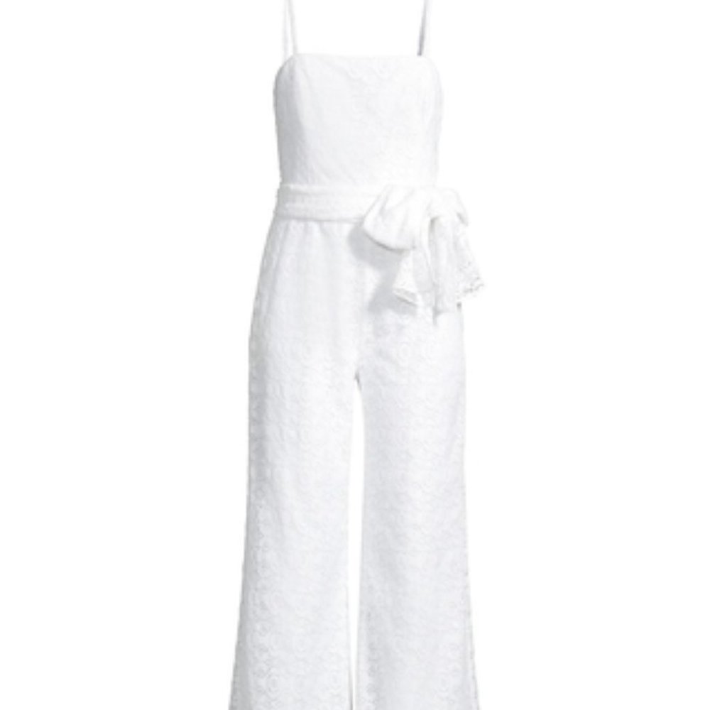 Lilly Pulitzer Nila White Lace Jumpsuit